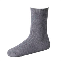 よりどり無地ハーフ丈ソックス メンズ(グレー-25-27CM)