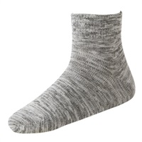 よりどりスラブショートソックス メンズ(グレー-25-27CM)