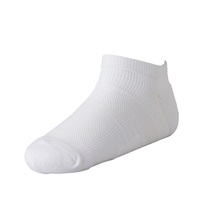 スニーカー丈サポートソックス3足組 メンズ(シロ-25-27CM)