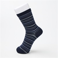 SAVING THE PLANET by KATHARINE HAMNETT ハーフ丈マルチボーダー柄ソックス メンズ(コイアオ-25-27CM)