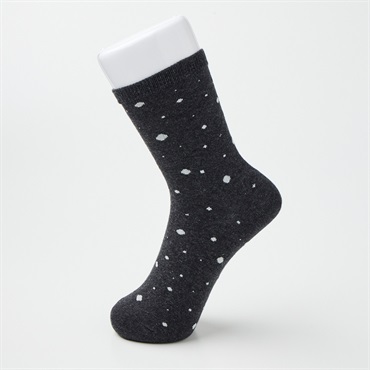 SAVING THE PLANET by KATHARINE HAMNETT ハーフ丈ドット柄ソックス メンズ(チャコ－ルグレ－-25-27CM)