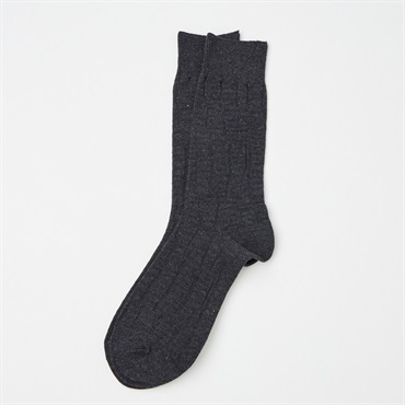 SAVING THE PLANET by KATHARINE HAMNETT クルー丈タイル柄ソックス メンズ(チャコ－ルグレ－-25-27CM)