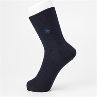 POLO BRITISH COUNTRY SPIRIT(ポロ・ビーシーエス) ショート丈ケーブル柄ソックス メンズ(コイアオ-25-27CM)