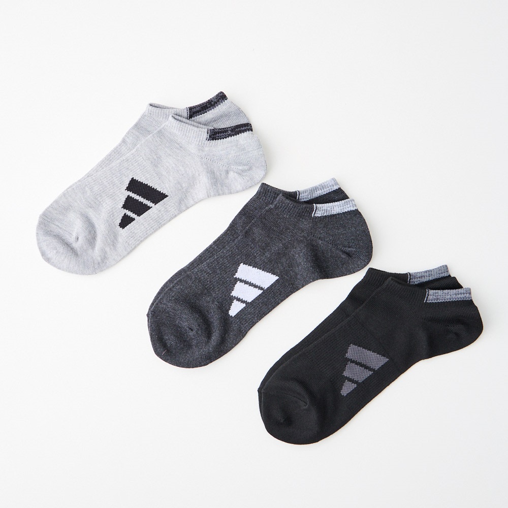adidas(アディダス) スニーカー丈消臭加工ソックス 3足組 メンズ  