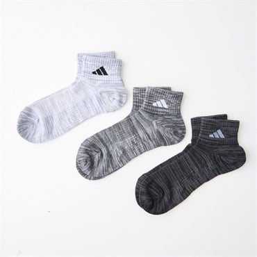 adidas(アディダス) 補強ショート丈ソックス3足組 メンズ