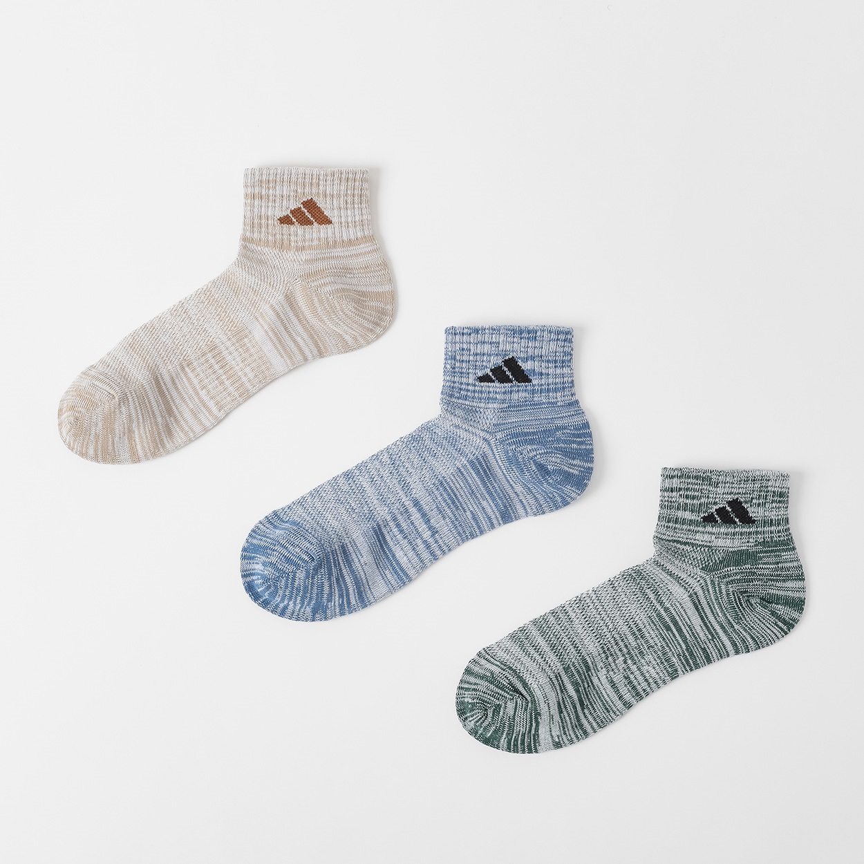 adidas(アディダス) 補強ショート丈ソックス3足組 メンズ | イオン