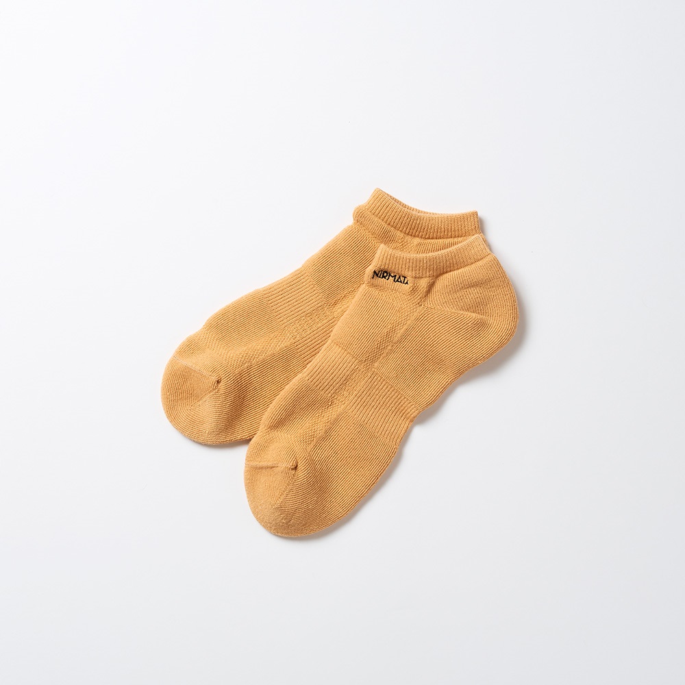 NIRMATA BASIC ロゴ刺繍総パイルスニーカーソックス メンズ(チャ-25-27CM)