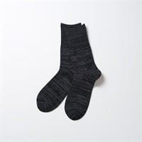 NIRMATA ハーフ丈ソックス メンズ (チャ-25-27CM)