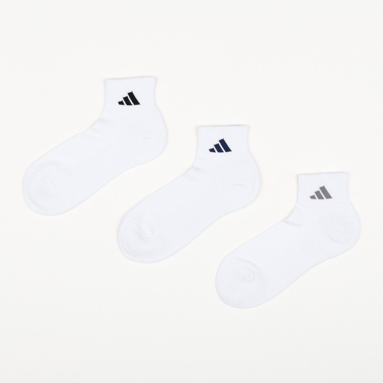 adidas(アディダス) 消臭加工底パイルショート丈ソックス3足組 メンズ 
