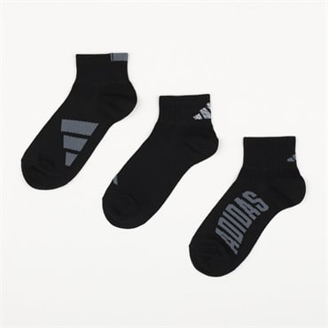 adidas(アディダス) 消臭加工異柄ショート丈ソックス3足組 メンズ