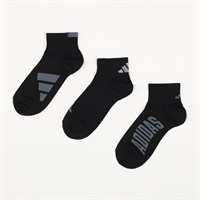 adidas(アディダス) 消臭加工異柄ショート丈ソックス3足組 メンズ(モノトーン-24-26CM)