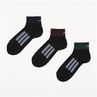 adidas(アディダス) 足底メッシュショート丈ソックス3足組 メンズ(セットアソート-24-26CM)