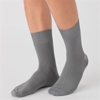 SAVING THE PLANET by KATHARINE HAMNETT ハーフ丈ワッフル編みソックス メンズ(グレー-25-27CM)