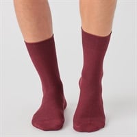 SAVING THE PLANET by KATHARINE HAMNETT ハーフ丈ワッフル編みソックス メンズ(コイアカ-25-27CM)