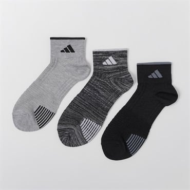 adidas(アディダス) ショート丈スーパーメッシュソックス 3足組 メンズ