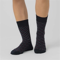 POLO BRITISH COUNTRY SPIRIT アーガイル柄冷感ショート丈ソックス メンズ(コイアオ-25-27CM)