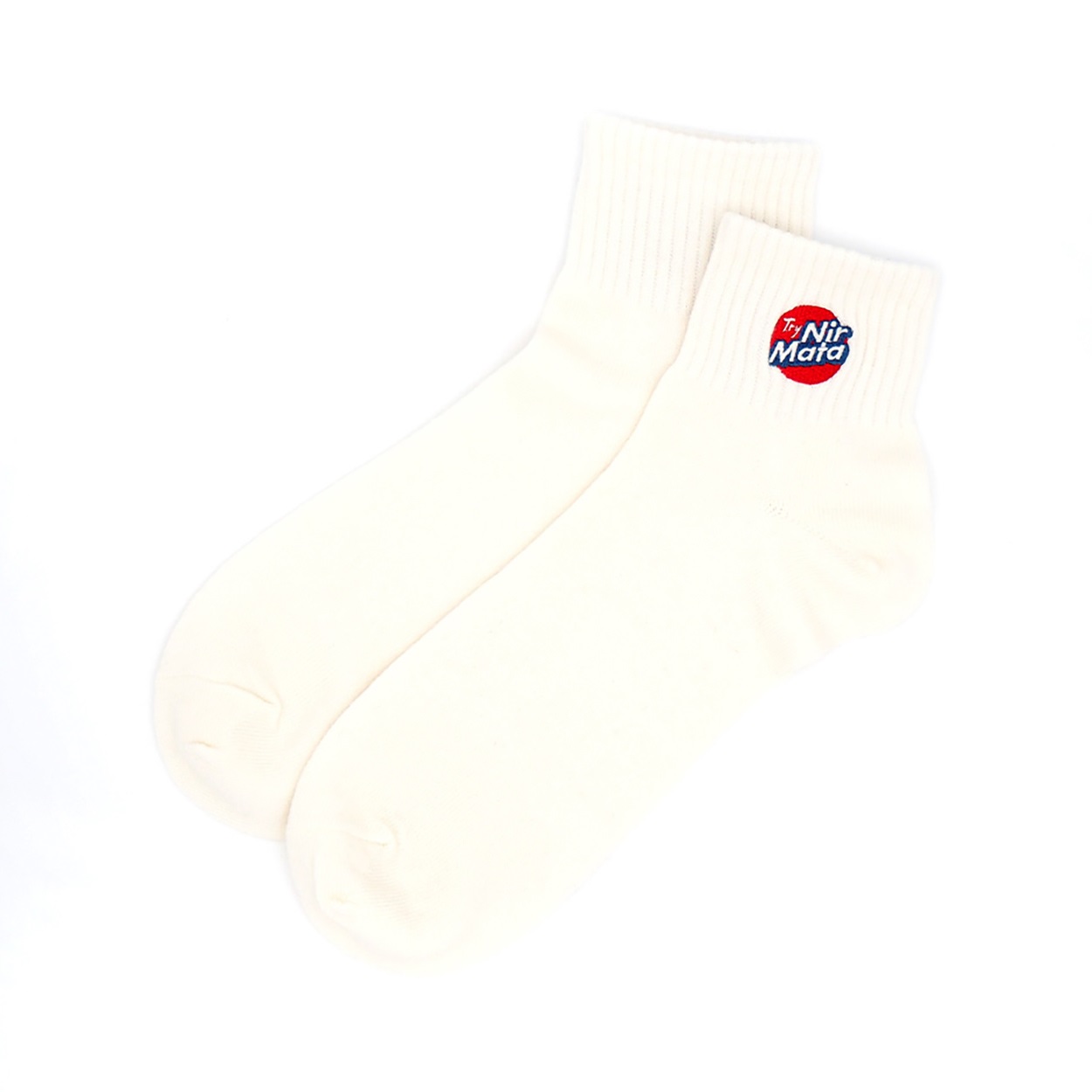NIRMATA GRAPHIC 丸モチーフ刺繍ショート丈ソックス メンズ | イオン