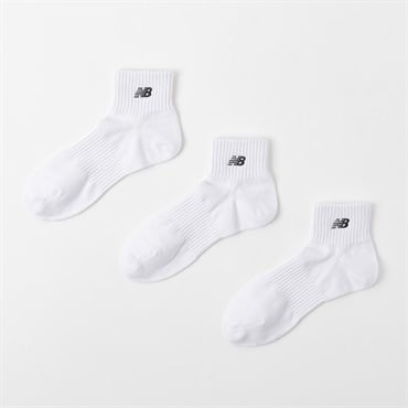 new balance(ニューバランス) ロゴショート丈ソックス 3足組 メンズ