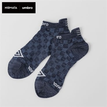 NIRMATA×umbroコラボソックス チェッカースニーカー丈 メンズ