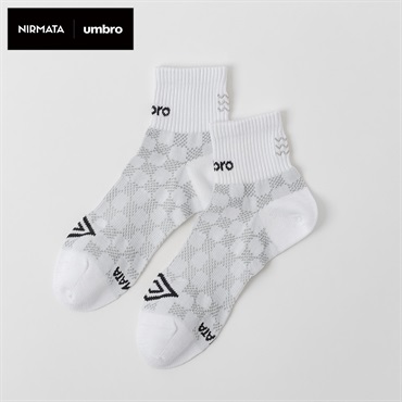 NIRMATA×umbroコラボソックス チェッカーショート丈 メンズ