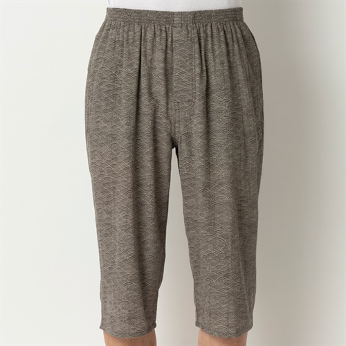 肌につきにくい前あき楊柳ステテコ メンズ トップバリュ PEACE FIT(ピースフィット)(ウスクロ-2XL)
