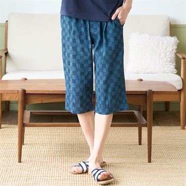 肌につきにくい前あき楊柳ステテコ メンズ トップバリュ PEACE FIT(ピースフィット)