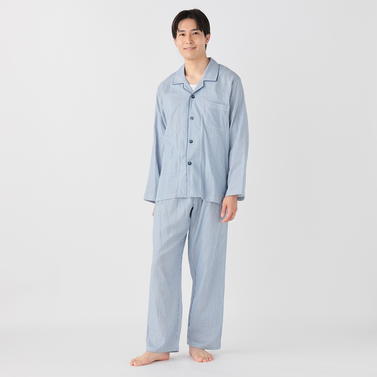 GUNZE(グンゼ) 着脱らくらくサポート Wガーゼマジックテープシャツ