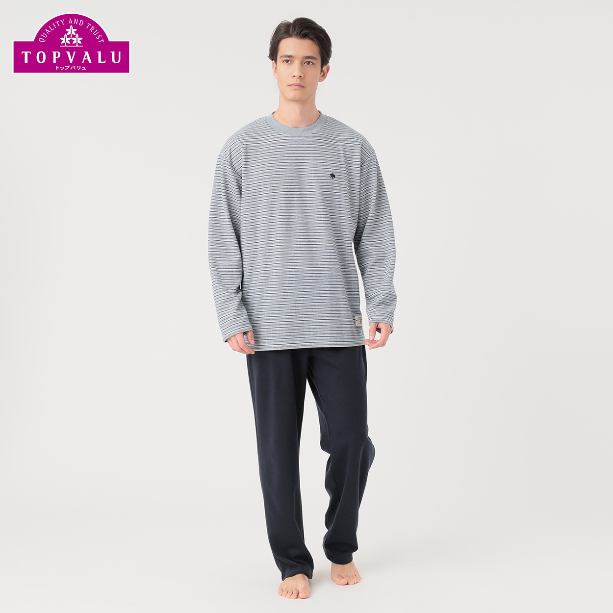 国内正規 14SS BALMAIN バルマン サイドジップ ボーダー ポロシャツ POLO BRITISH COUNTRY SPIRIT(ポロ・ビーシーエス) パジャマ 針抜き