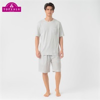 上下異素材ルームセット メンズ トップバリュ PEACE FIT(ピースフィット)(ウスクロ-M)