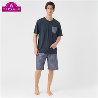 上下異素材ルームセット メンズ トップバリュ PEACE FIT(ピースフィット)(コイアオ-M)