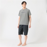 Hush Puppies(ハッシュパピー)サッカーTスーツ吸水速乾・接触冷感 メンズ(ウスクロ-M)