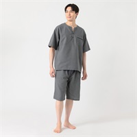 江戸百景しじらYヘンリー メンズ(チャコ－ルグレ－-S)