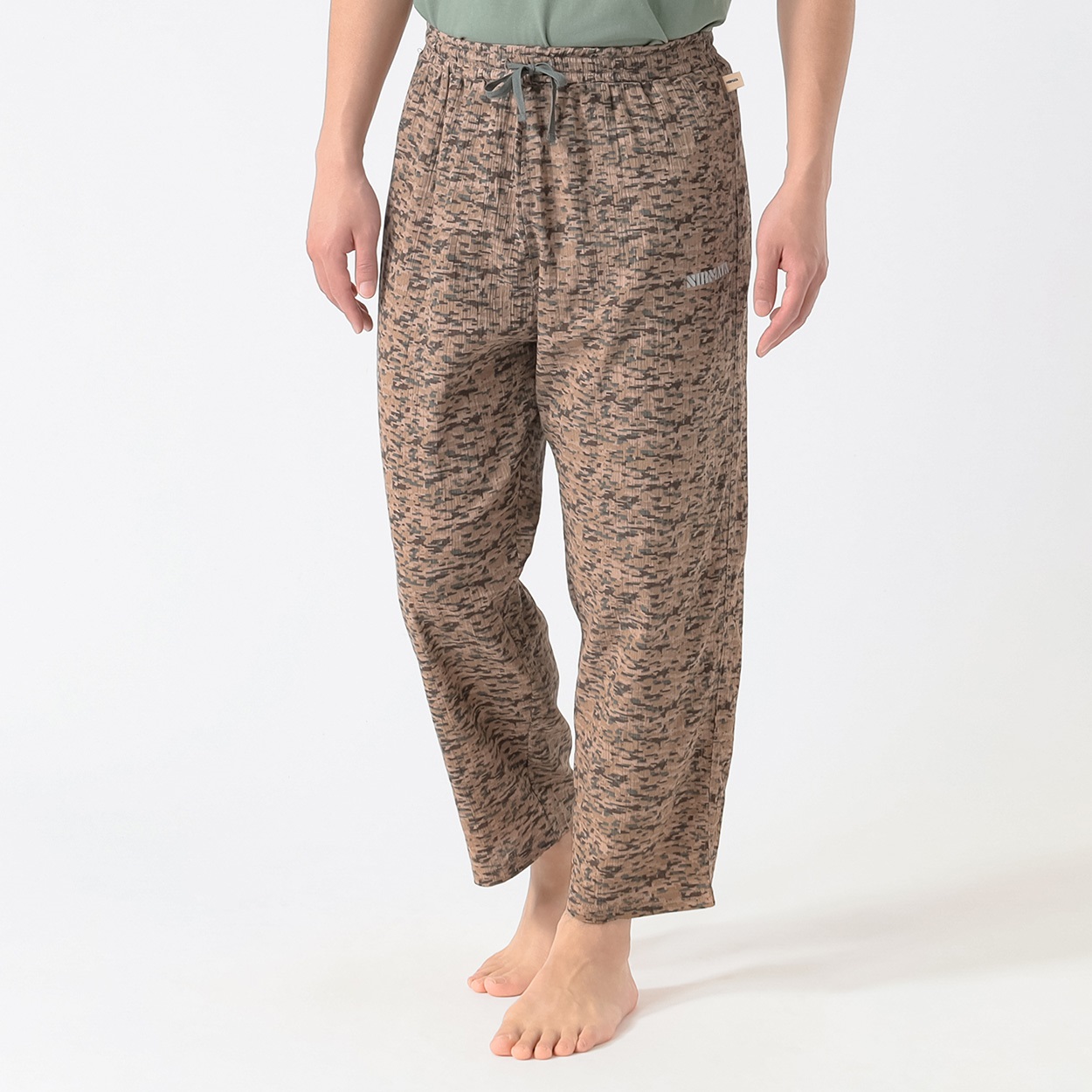 NIRMATA VACATION LONG PANTS カモフラージュ メンズ(チャ-L)