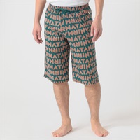 NIRMATA VACATION HALF PANTS ロゴ メンズ(ミドリ-S)