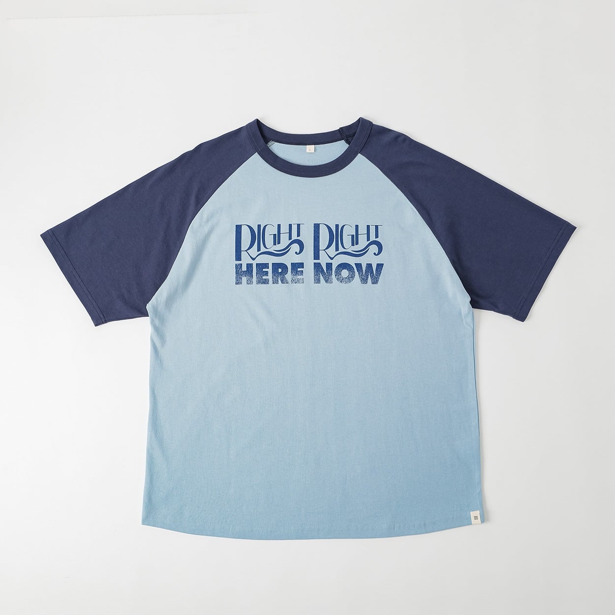 【虹羽みにちゃん着用アイテム】 NIRMATA  OCEAN Tシャツ メンズ(ウスアオ-XL)