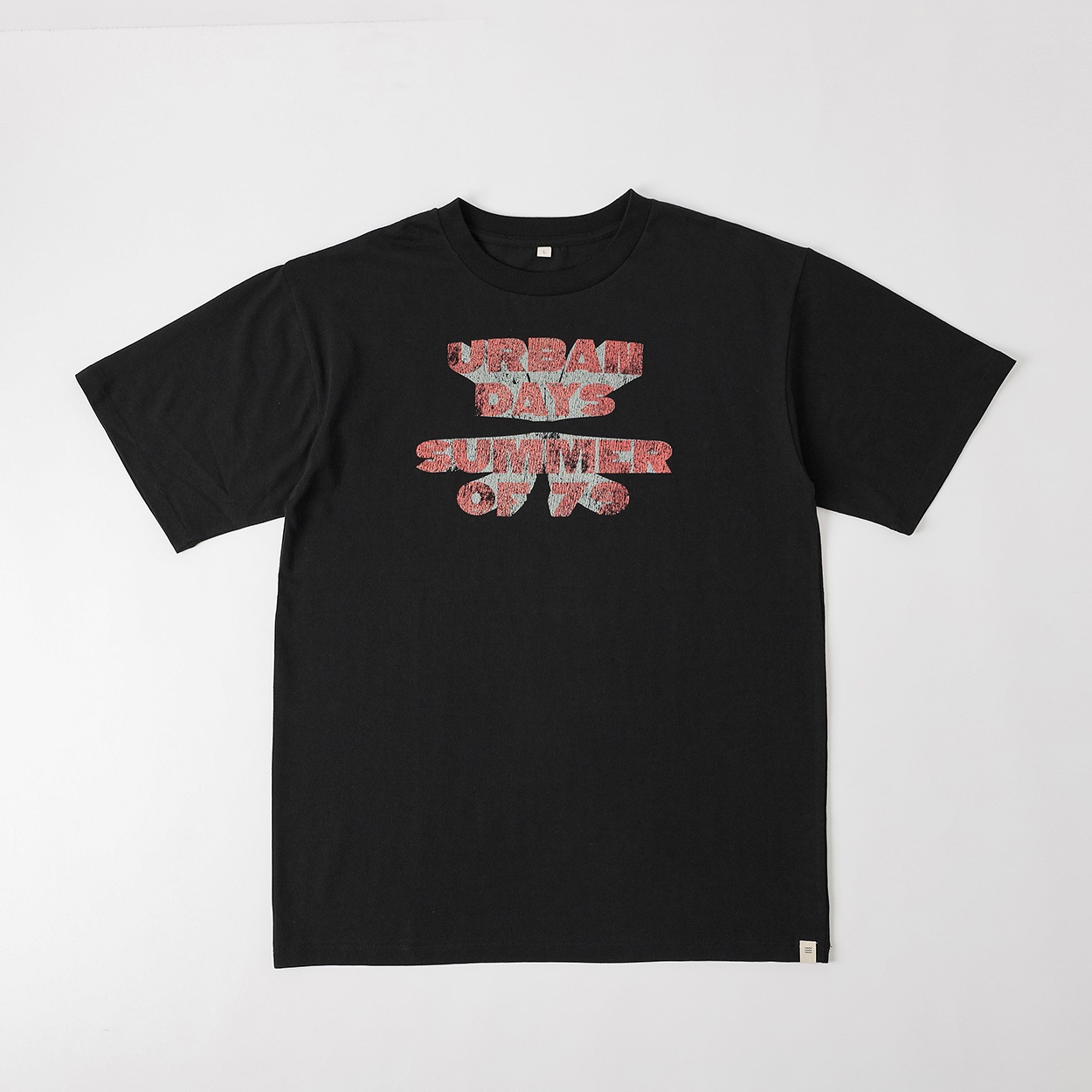 【あいすちゃん着用アイテム】 NIRMATA  Y2K  Tシャツ メンズ(クロ-L)