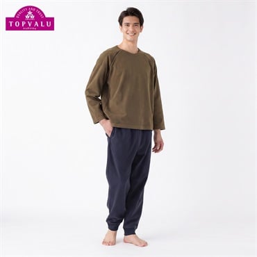 肌側コットン マシュマロンルームセット メンズ トップバリュ PEACE FIT(ピースフィット)(チャ-S)