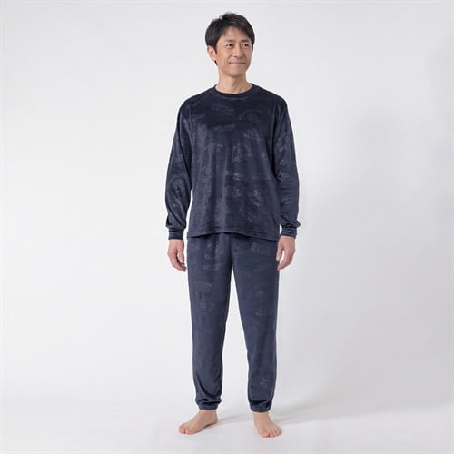 Hush Puppies(ハッシュパピー) ストレッチベロアTスーツパジャマ メンズ