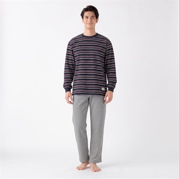 POLO BRITISH COUNTRY SPIRIT(ポロ・ビーシーエス) パジャマ シャギーボーダー メンズ(コイアオ-M)