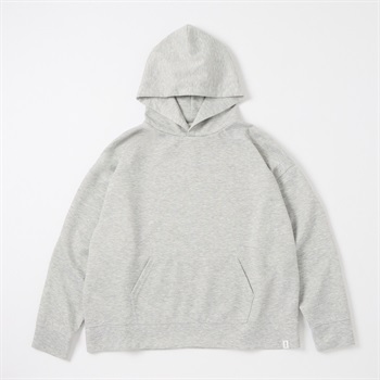 NIRMATA(ニルマータ) DUMBLE KNIT HOODIE(ウスグレー-M)