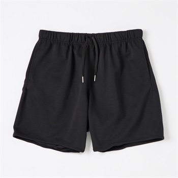 NIRMATA(ニルマータ) DUMBLE KNIT HALF PANTS(クロ-M)