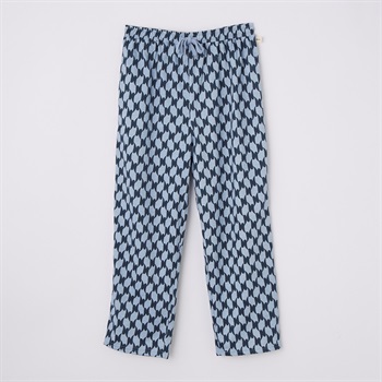 NIRMATA(ニルマータ) VACATION PANTS 9分丈カーブ柄 (コイアオ-S)