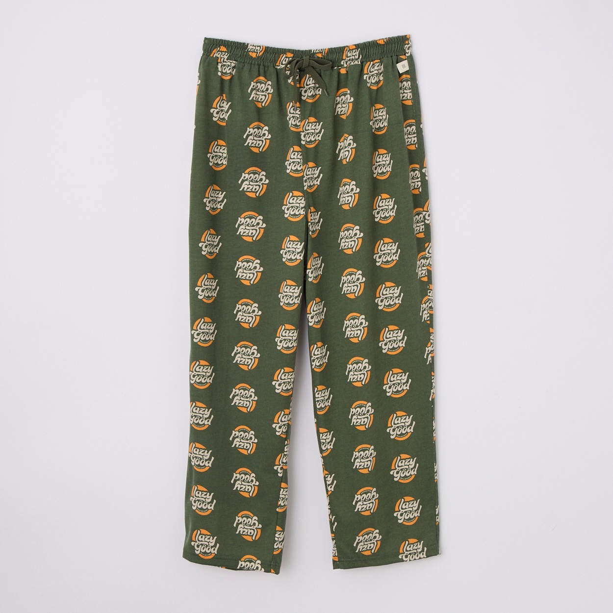 NIRMATA(ニルマータ) VACATION PANTS 9分丈丸ロゴ柄 (コイミドリ-L)