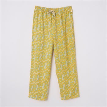 NIRMATA(ニルマータ) VACATION PANTS 9分丈3Dロゴ柄 (キイロ-S)