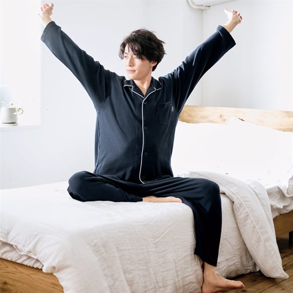 楽天市場】グンゼ アセドロン 半袖 7分丈パンツ パジャマ メンズ