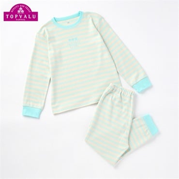 綿100％スムース長袖ルームウェア 女の子 トップバリュ キッズ 110cm-130cm