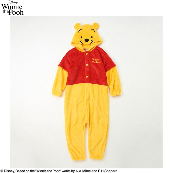 Disney(ディズニー) くまのプーさんデザイン フリース着ぐるみ 男の子