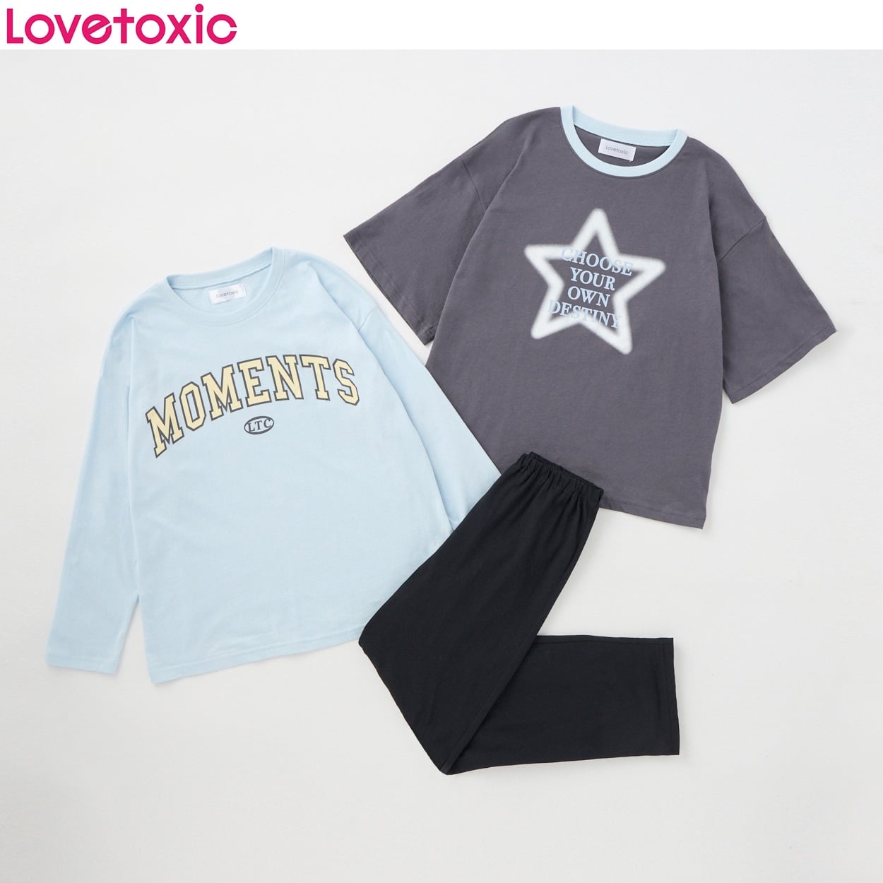 Lovetoxic(ラブトキシック) 天竺2TOPルームウェア 女の子 キッズ