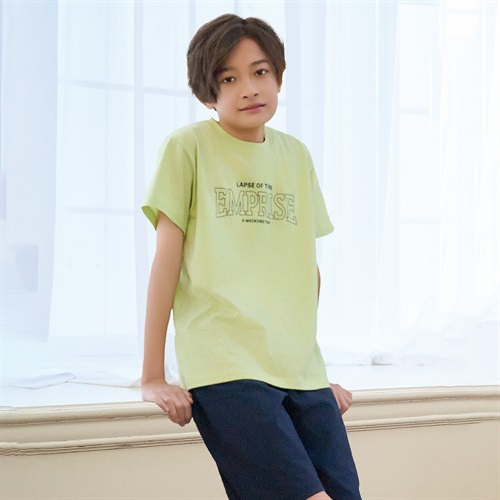 キッズ綿100％天竺半袖ルームウェア 男の子 トップバリュ キッズ 140cm-160cm
