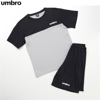 umbro(アンブロ) 天竺ルームウェア 男の子 キッズ 140cm-160cm(ブラック-140cm)